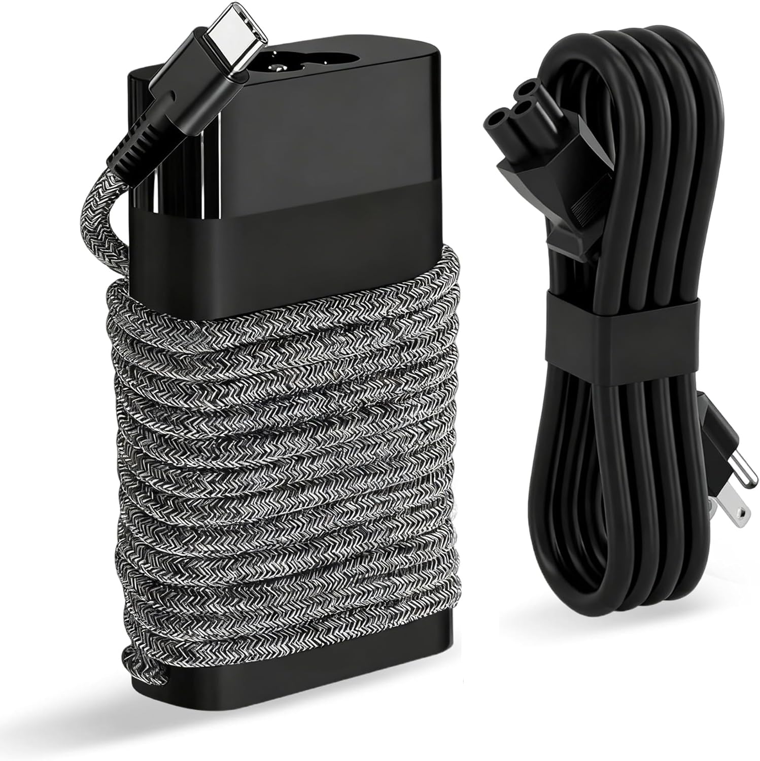 QFA New Slim 65W USB C Laptop Charger Compatible with HP Spectre x360,Envy,Chromebook,x360,Elitebook,Pavilion, Elite x2 Travel Type C Fast Power Cord AC Adapter