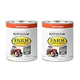 280159-2PK Farm & Implement Enamel Paint, Quart, Kubota Orange, (Pack of 2)