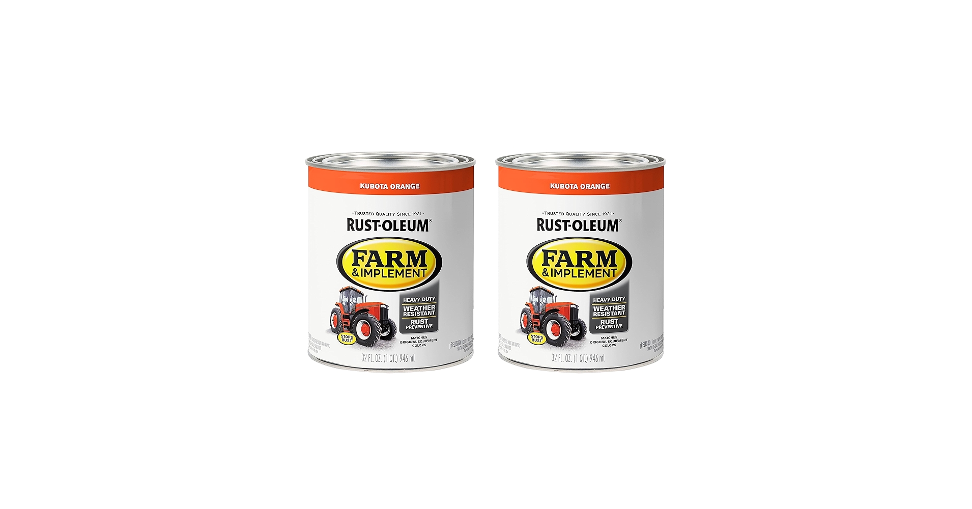 Amazon.com: Rust-Oleum 280159-2PK Farm & Implement Enamel Paint
