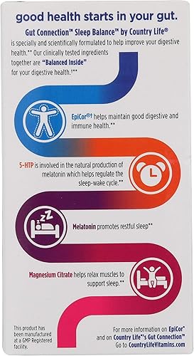 Miniatura 2 de Country Life Conexión intestinal del sueño, 60 CT