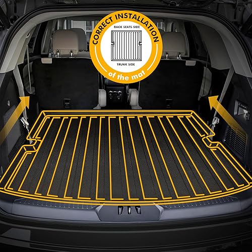 Miniatura 2 de Forro de carga prémium para Ford Explorer XLT Limited Sport 2011-2019 – 100% de protección, alfombrilla de maletero de automóvil de ajuste