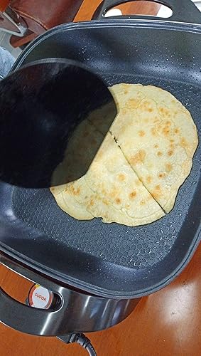 Miniatura 5 de TENTA Kitchen Grip-EZ Premium Chef Series - Espátula grande redonda flexible para panqueques, aleta para panqueques, volteador de huevos y espátulas