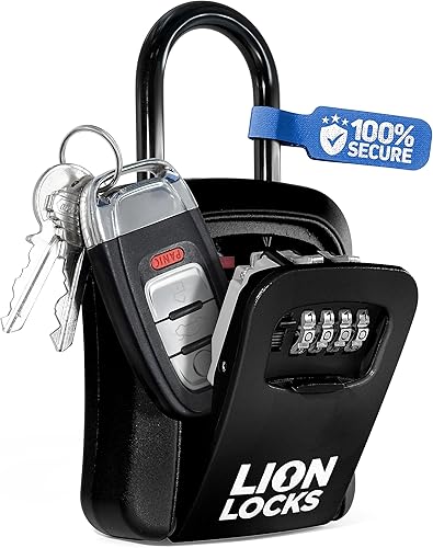 Caja de seguridad para llaves, caja de seguridad para llave de casa, caja de seguridad con combinación para bienes raíces, llaves de automóvil, caja