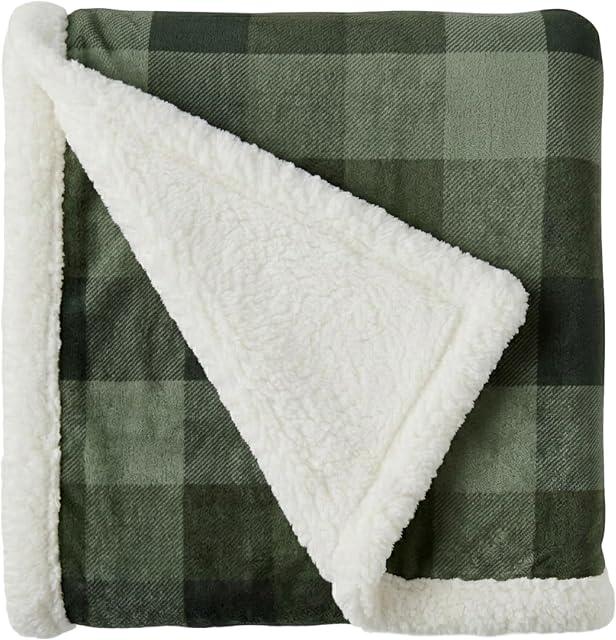 Eddie Bauer Embossed Plush Throw Blanket