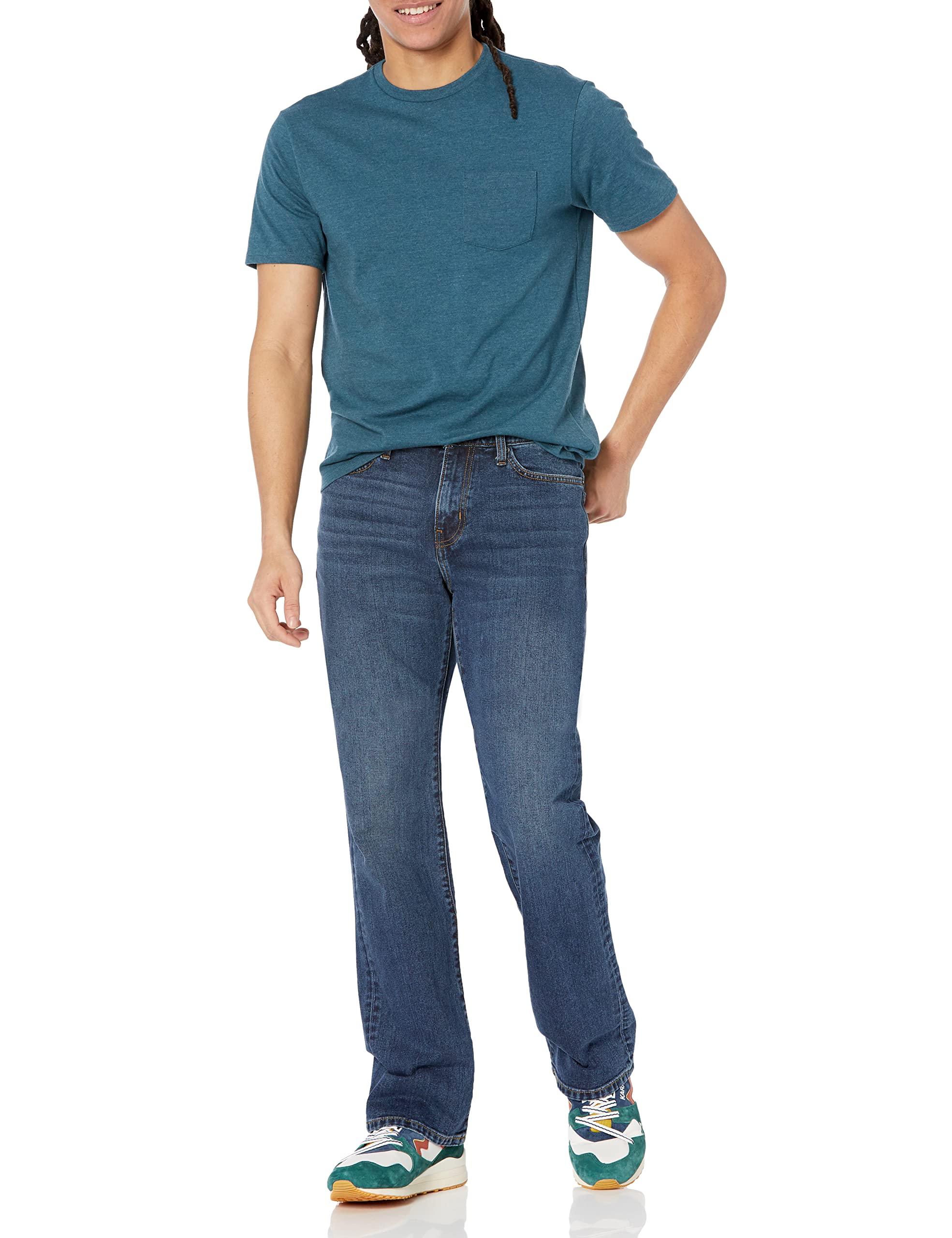 Amazon Essentials Jeans dritti con taglio bootcut - colori fuori produzione Uomo