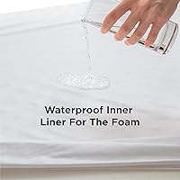 Vista 246 de Bedsure - Cama ortopédica extragrande para perros, sofá cama lavable para perros extragrandes, espuma de soporte con funda extraíble y lavable, negro