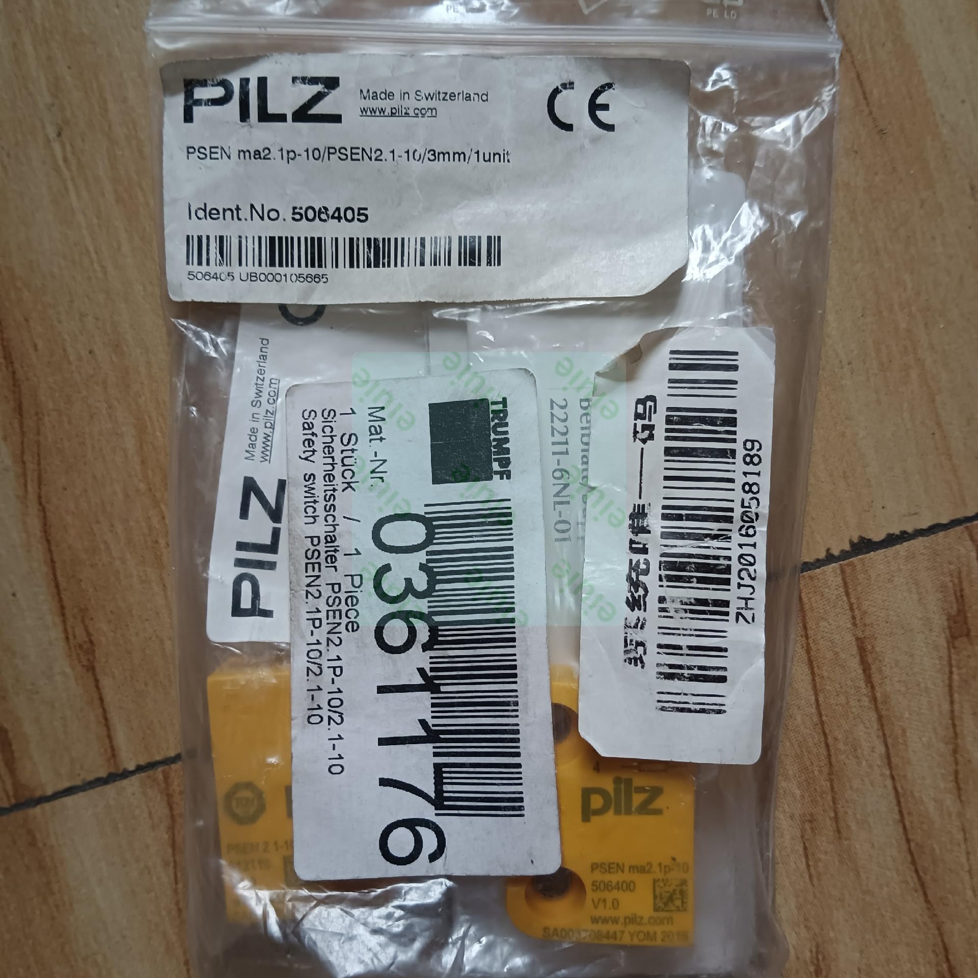 506405 Remaining unused Original Stock