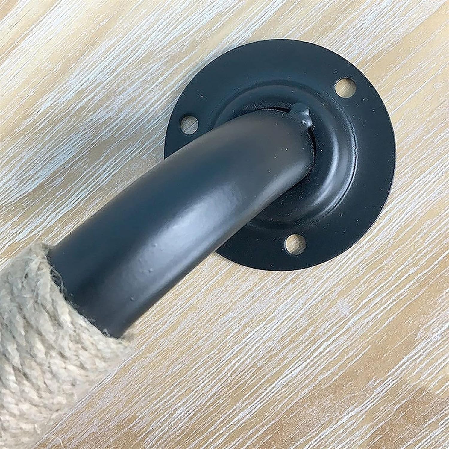 Door Handle Antique Water Pipe Door Handle, Iron Commercial Sliding Barn Door Pull Handle, Push Pull Door Handle, Black/4 Sizes, Easy to Install (85cm)