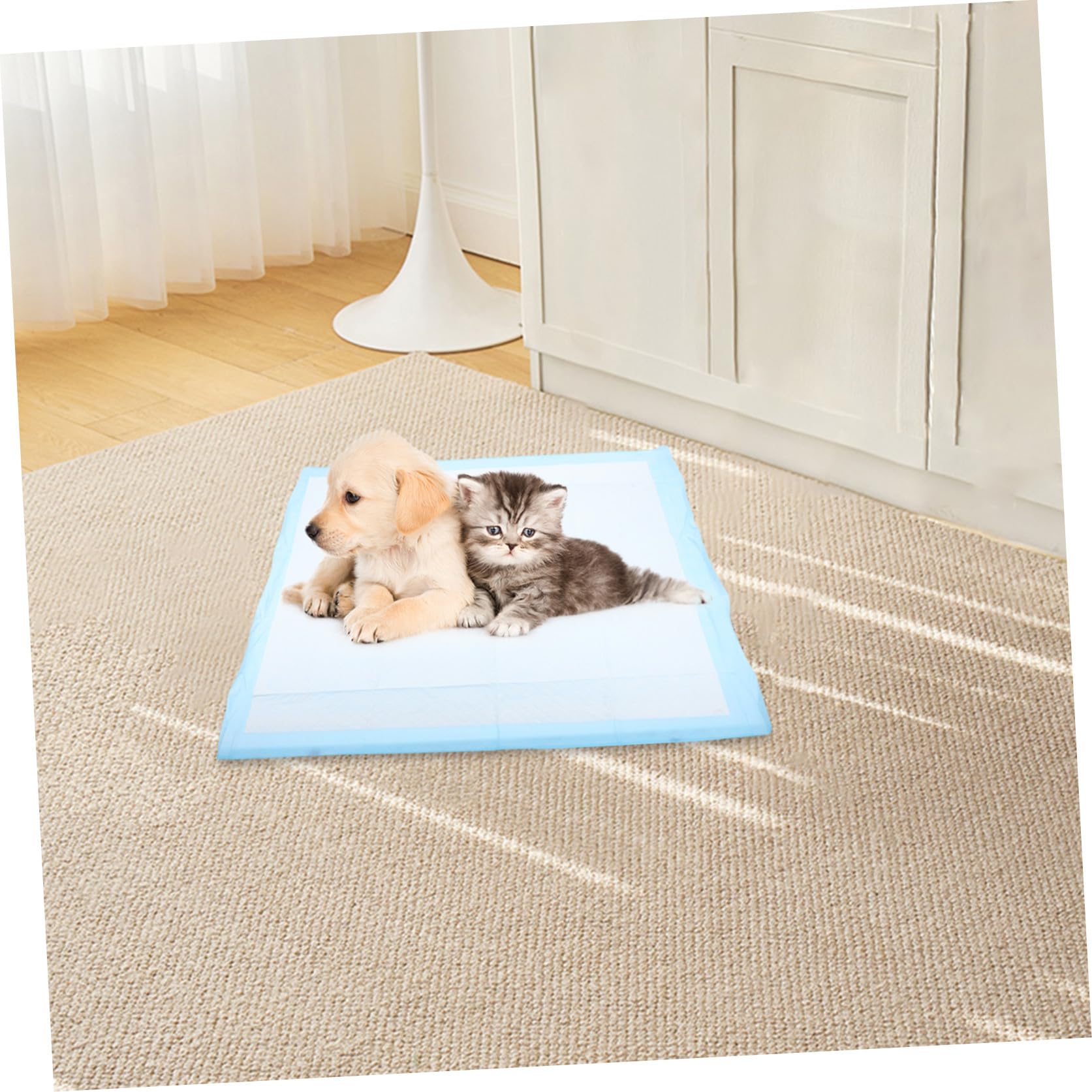 Tappetini Assorbenti per Cani 60x60 Non Tessuto, Cuccioli | Uso in Auto e Uscite Quotidiane, Materiale Non Tessuto, per Cani Anziani e Cuccioli, Traversine Igieniche