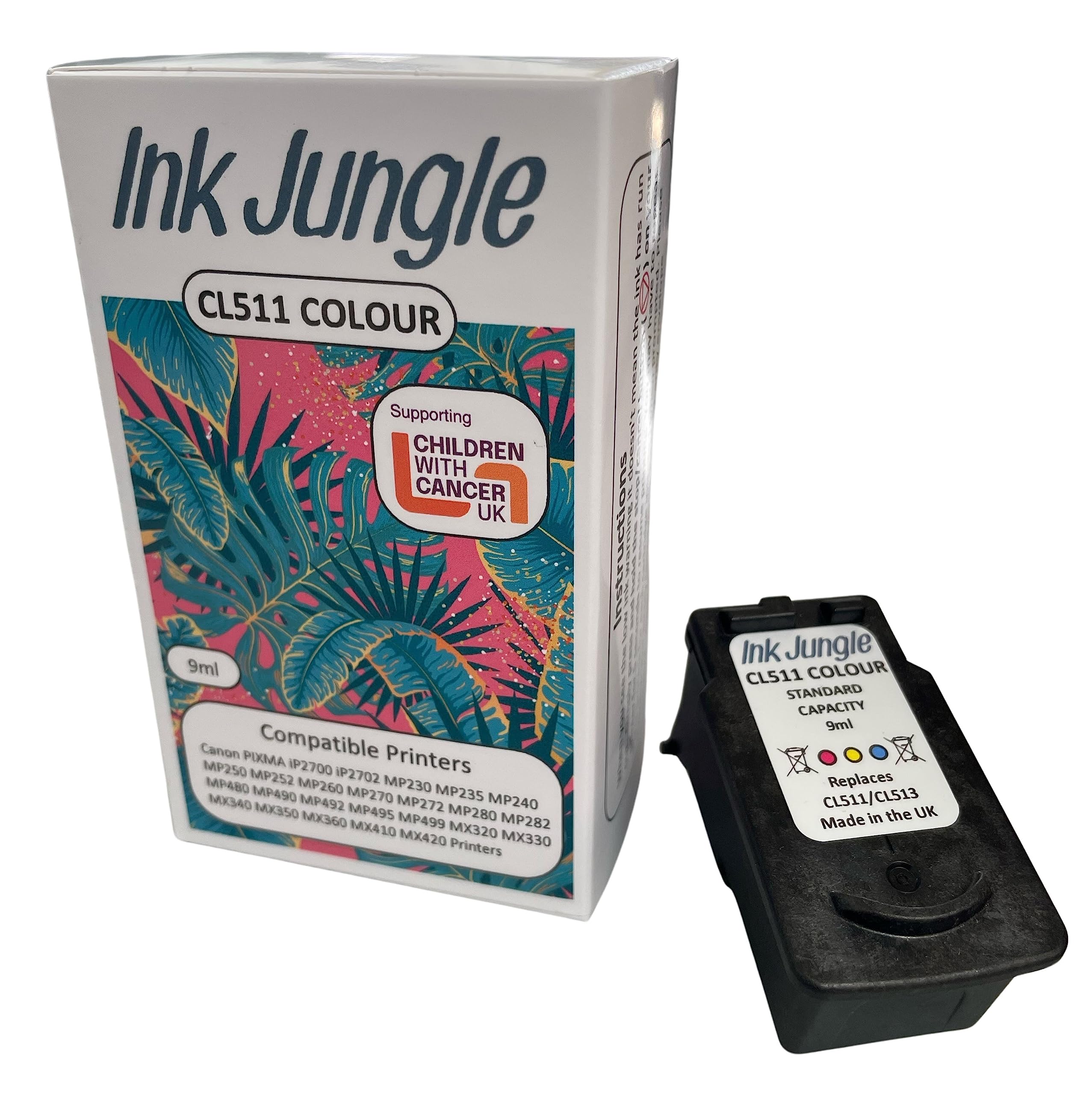 Ink Jungle PG510 Black Ink Cartridge For Canon Pixma IP2700 IP2702