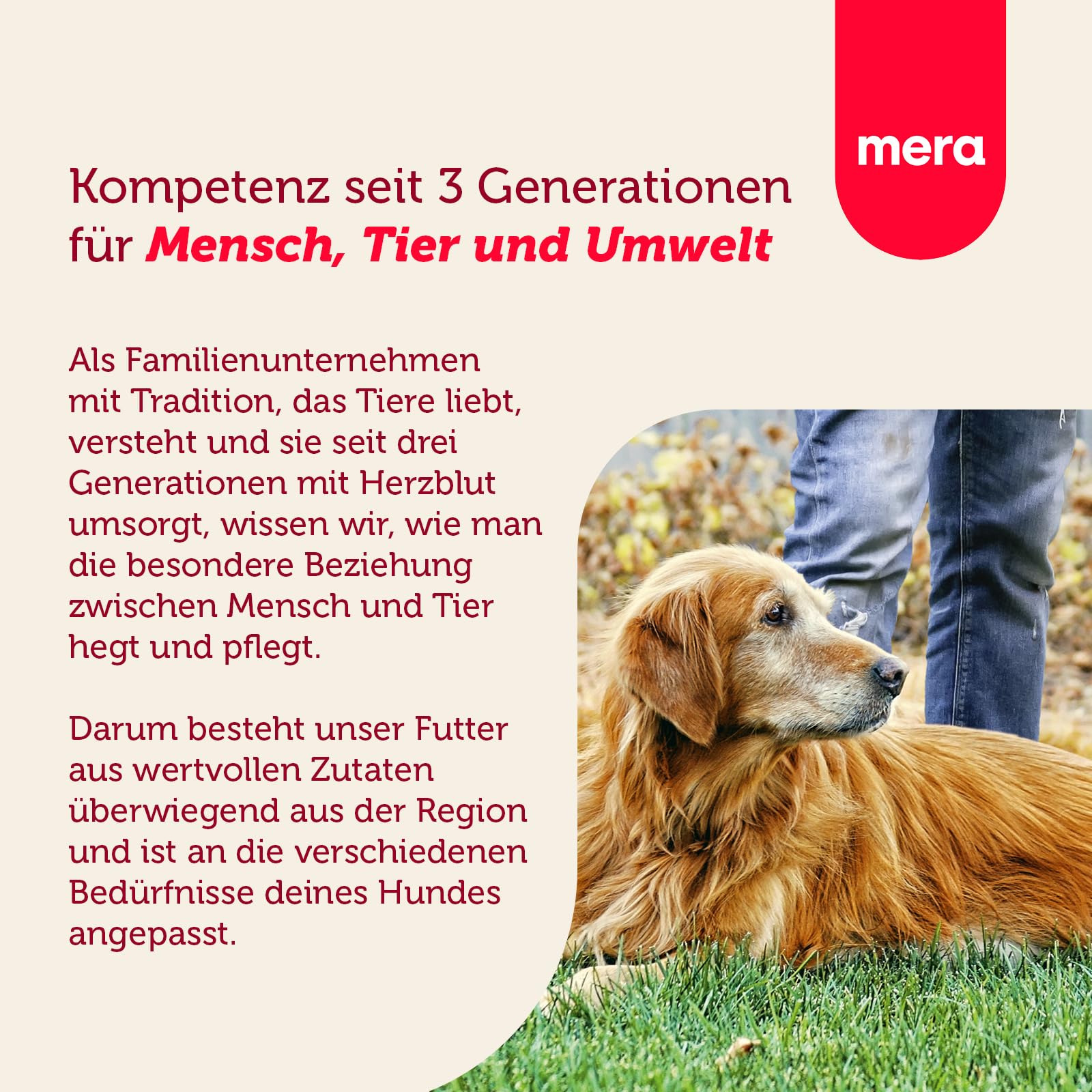MERA Essential Senior Comida Seca para Perros Mayores de Todas Las Razas y tamaños, Omega-3 y Omega-6 para Piel y Pelo Brillante, 12,5 kg