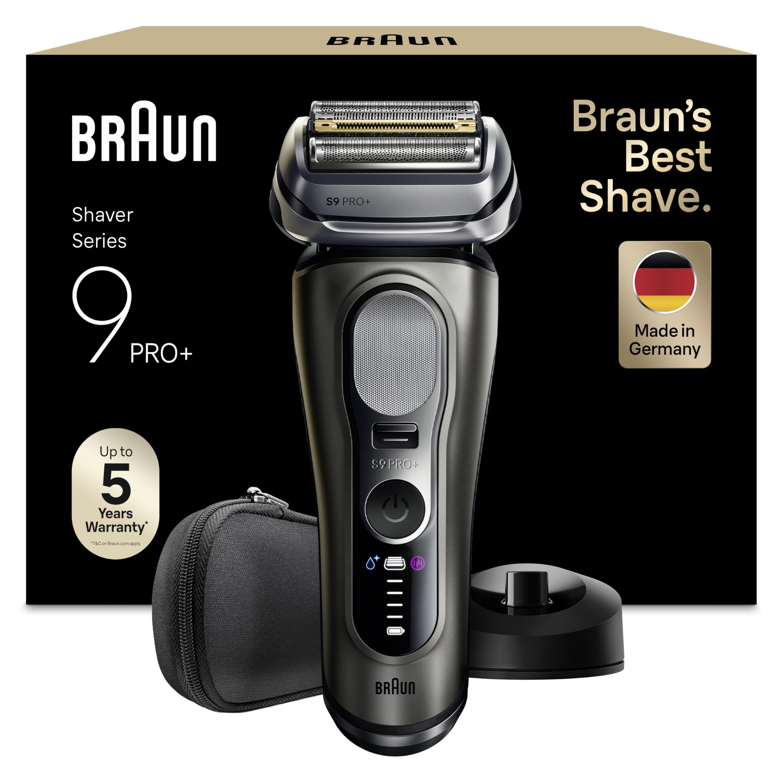 Braun Series 9 Pro+ 9615S Electric Shaver With A Charging Stand 1 Pc