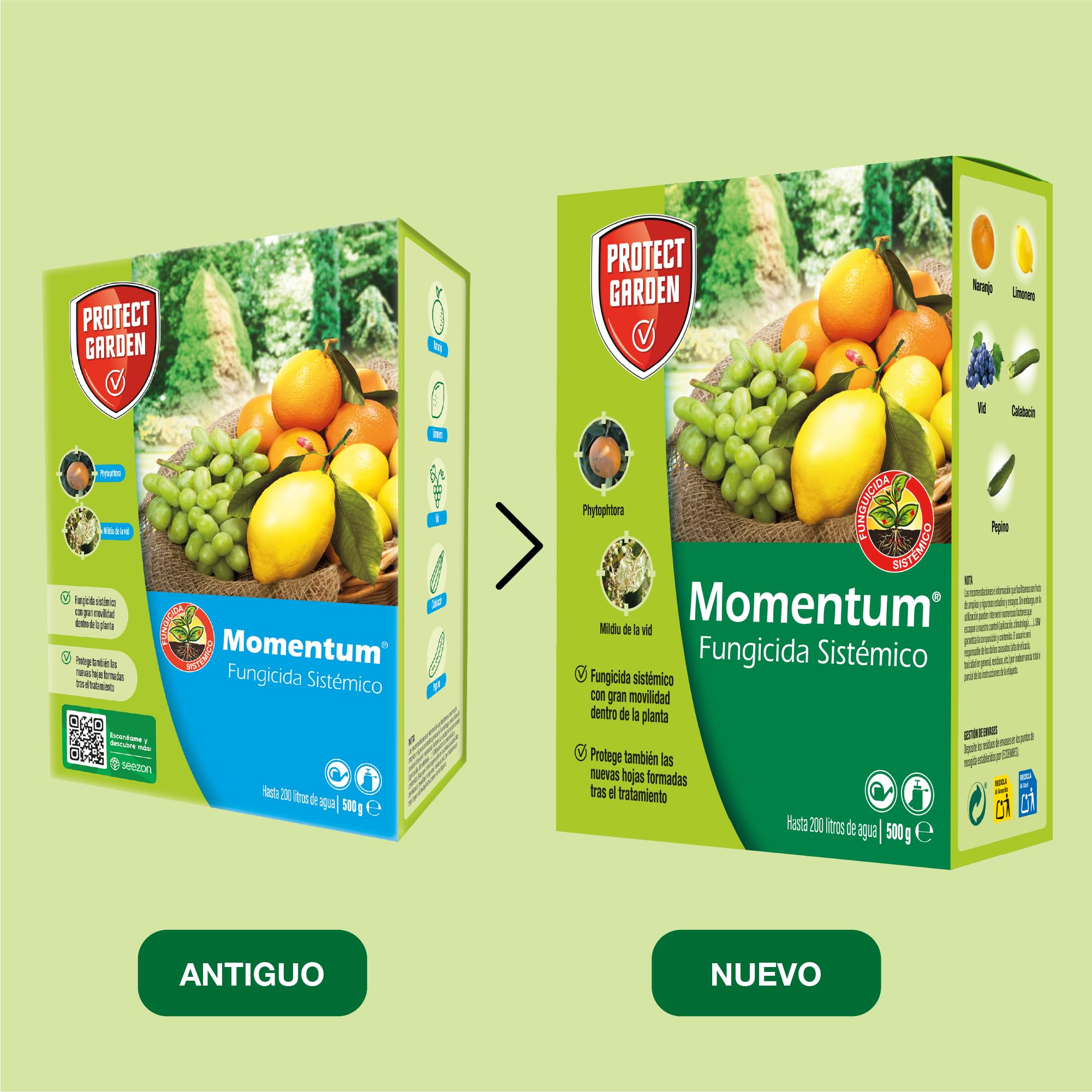 Protect Garden Fungicida sistémico WG, ideal para cítricos, horticolas y vid. Previene y cura las enfermedades fúngicas de la vid, los cítricos y hortícolas (El empaque puede variar)