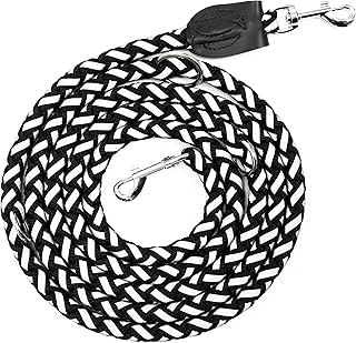 Generisch Premium Dog Lead, Reflective Braided Multifunctional Double Lead, 2.5m Long 15mm Diameter for Small/Medium/Large Dogs, Extra Tear Resistant Nylon product image