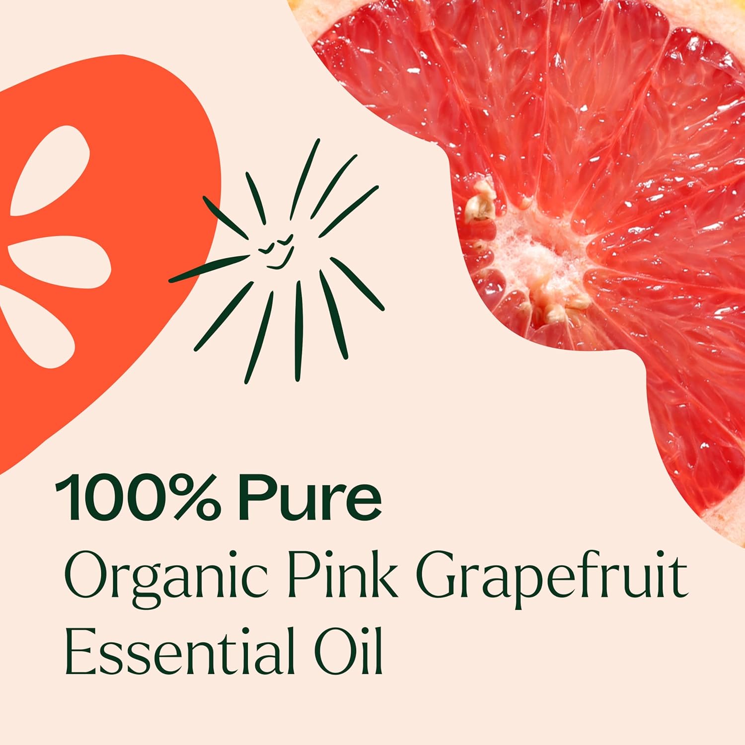 Plant Therapy Organic Pink Grapefruit Essential Oil Pink 10 mL (1/3 oz), 100% Pure, Undiluted Citrus Paradisi for Aromatherapy, Skin, Hair & Home - Image 5