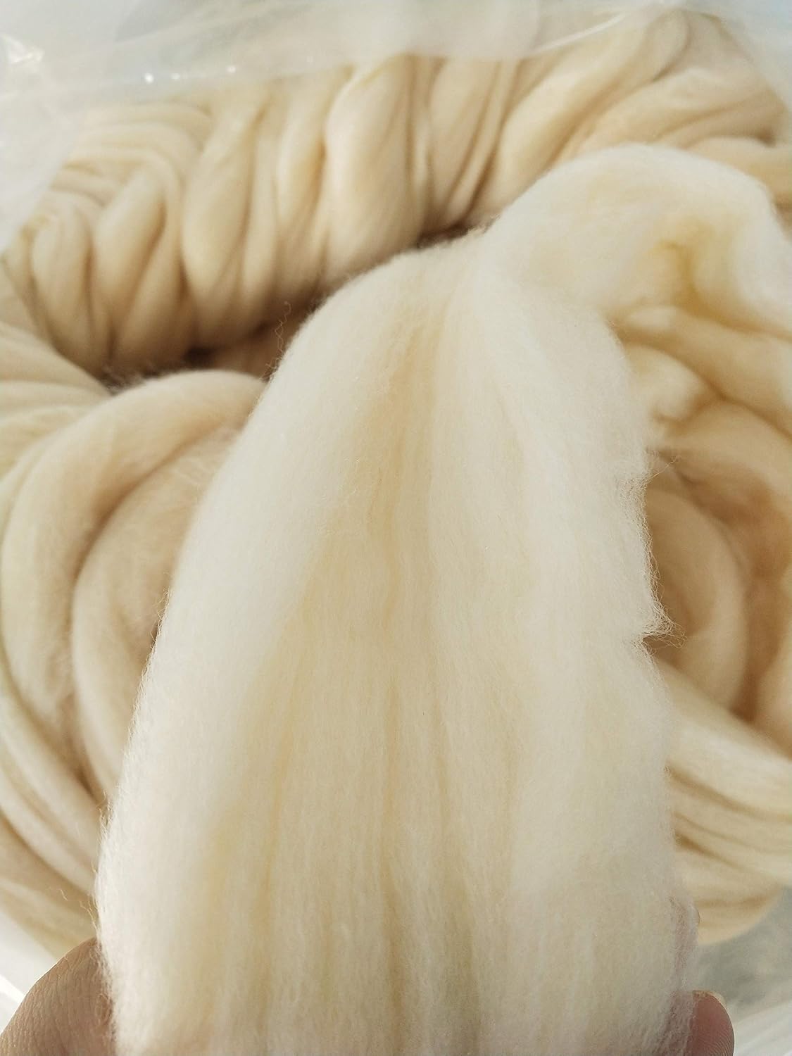 Big Chunky Yarn Super Bulky Roving Yarn Roving Extreme Arm Knitting, Chunky Giant Knit Throw Handmade Bulky Knitting Yarn Blanket Decor Super Large Bedroom Pet Bed Chair Sofa Yoga Mat Rug
