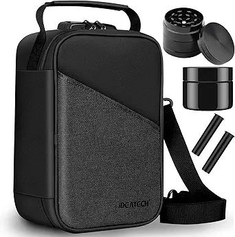 Smell Proof Bag, Smell Proof Stash Box, Smell Proof Containers with Combination Lock, Smell Proof Pouch, Smell Odor Proof Case Travel Storage Bags, Smell Proof Box Birthday Gifts for Men/Women