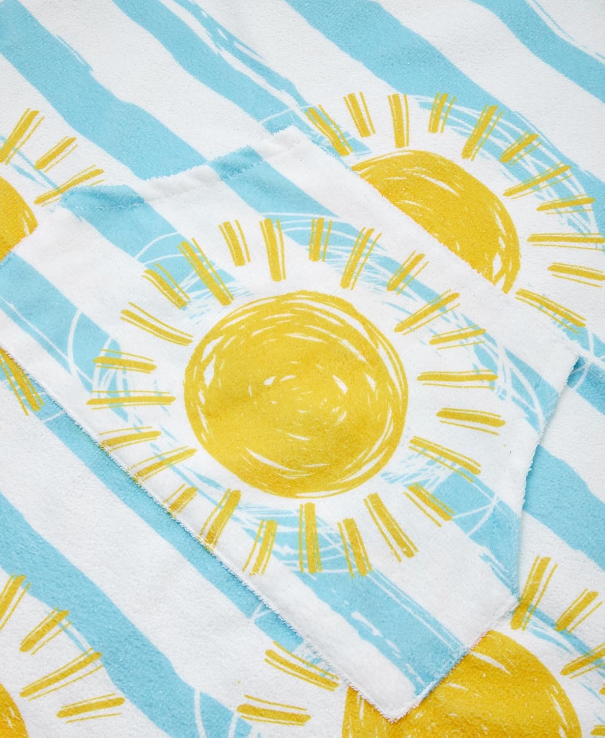 MissShorthair Hooded Beach Towel for Kids, Cute Towel Poncho Boys&Girls, Swim Changing Robe, Surf Poncho, Microfiber Bath Towel with Hood Toddler 7-10 Years