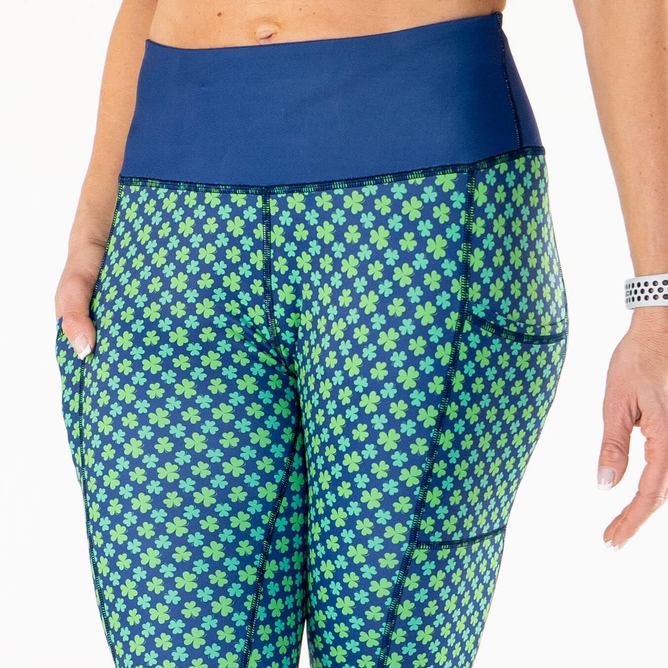 Gone For a Run Running Performance Capris | RunTechnology Active Women's Patterned Workout Leggings