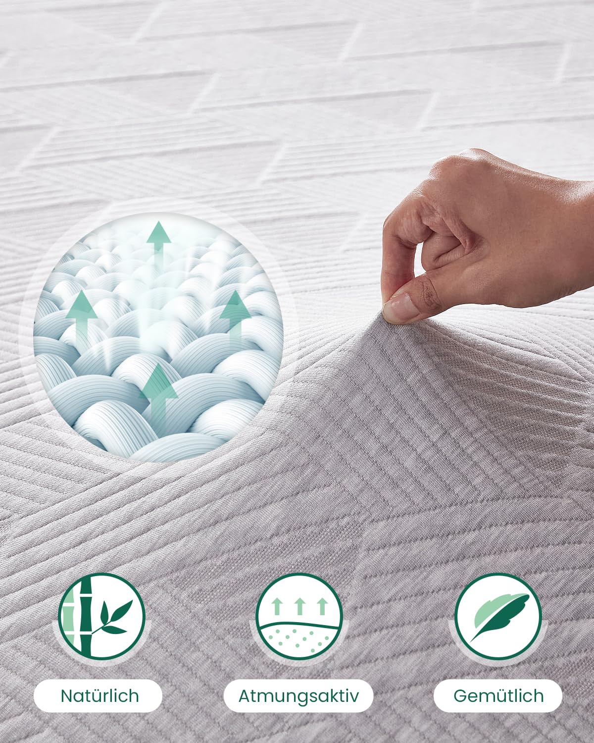 Newentor® 2-in-1 hardheid H2 en H3 geltopper, 120 x 200 cm, 10 cm hoogte, Oeko-Tex®-gecertificeerd, matrastopper voor boxspringbed, caravan, slaapbank, wasbaar overtrek Newentor® 2-in-1 hardheid H2 en H3 geltopper, 120 x 200 cm, 10 cm hoogte, Oeko-Tex®-gecertificeerd, matrastopper voor boxspringbed, caravan, slaapbank, wasbaar overtrek