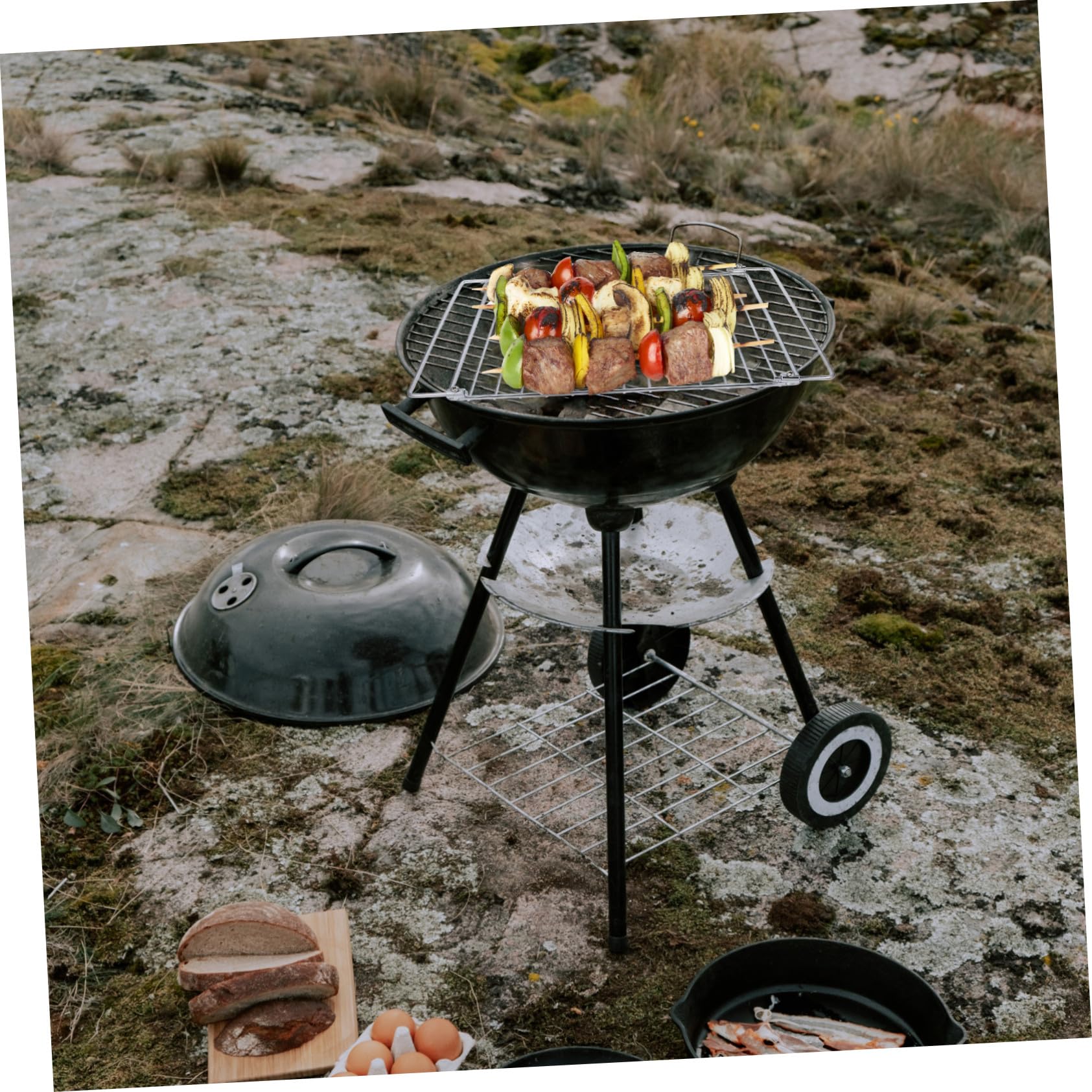 Barbecue in per Elettrico e Grill Esterno Rete Resistente e Antideformazione per e Barbecue