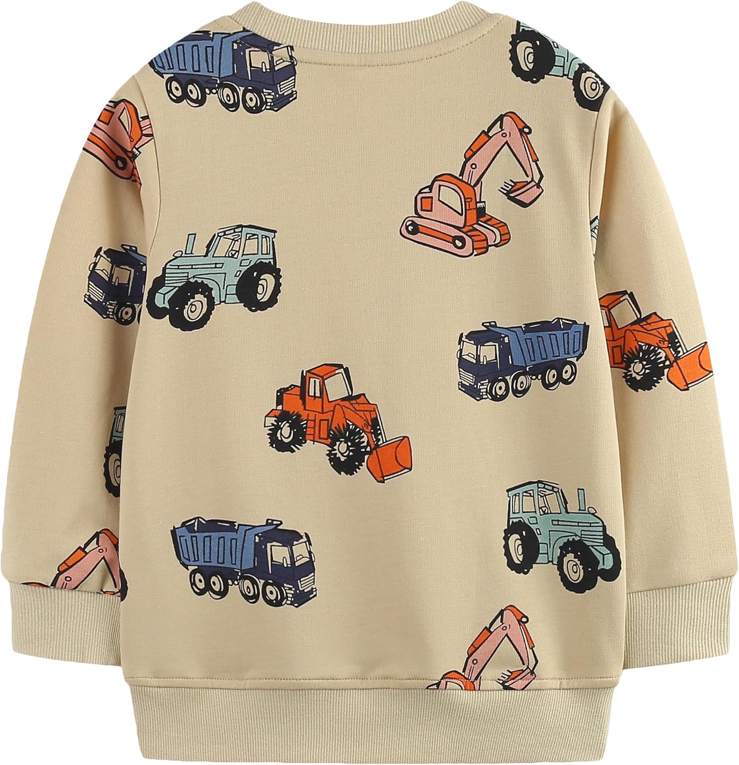 AMIYAN Toddler Boys Sweatshirts Cotton Long Sleeve Pullover Girls Crewneck Tops Cartoon Sport Shirts for Kids 2-6Y - Image 7