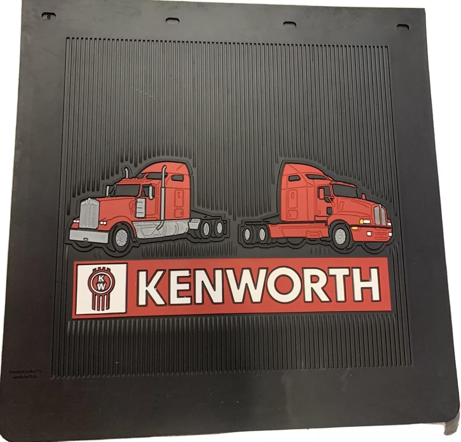Kenworth mud Flaps 24”x 24” (Pair) Heavy Duty Rubber