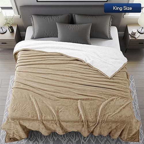 Miniatura 163 de Utopia Bedding - Manta sherpa de tamaño decorativo [negro, 50 x 60 pulgadas], manta reversible de vellón gruesa y cálida de 480 GSM, para cama