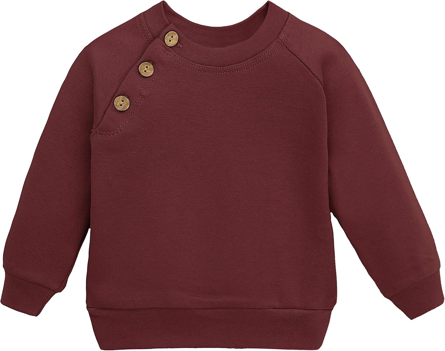 Lilax Toddler and Baby Boy Outfit Set, Solid Sweatshirt & Sweatpants for Daily Wear and Playwear Pant Set