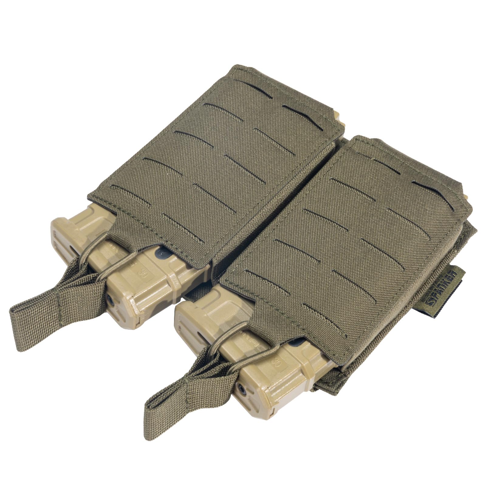 EXCELLENT ELITE SPANKER Nylonowy pojedynczy/podwójny/potrójny uchwyt na magazyn, Molle Mag Pouch do magazynków karabinu M4/M16/AR/AK