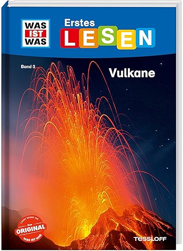 WAS IST WAS Erstes Lesen Band 3. Vulkane: Wie heißt der größte Vulkan der Welt? Wie nennt man flüssiges Gestein? Wie riechen Vulkane?