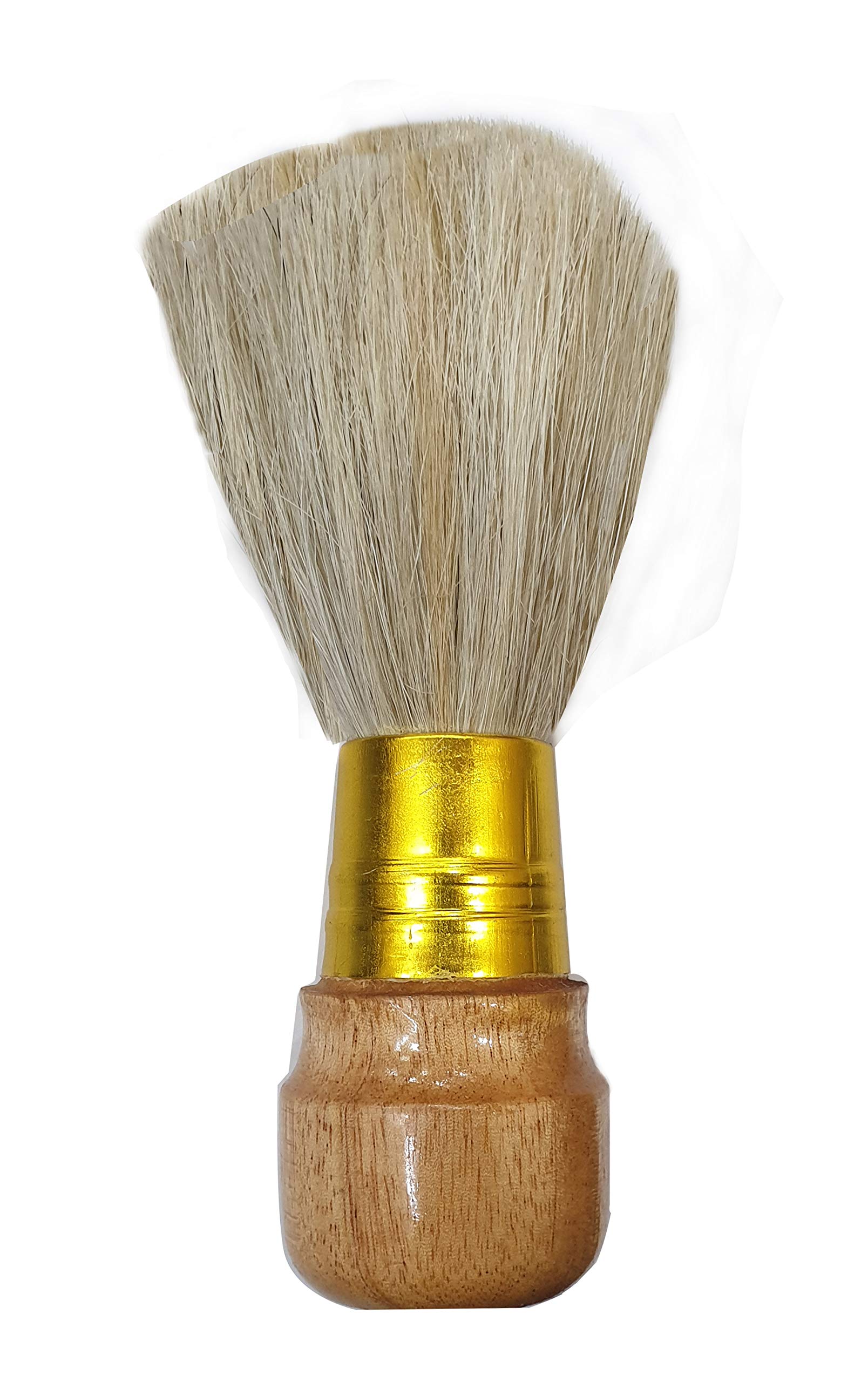 Wooden Handle Soft and Smooth Bristle Shaving Brush For Men & Boys (White)