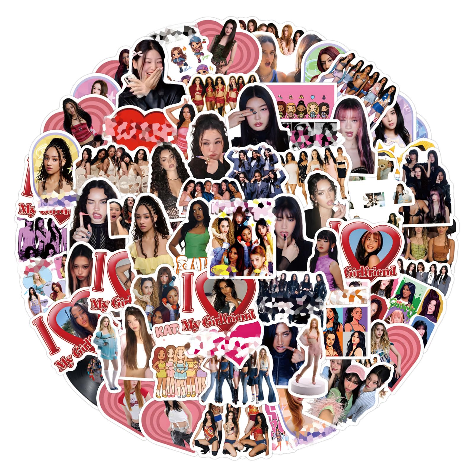 120pcs Kaatsseyee Stickers, Durable Waterproof Merch Stickers