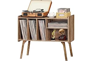 Victrola Record Player Cabinet with Ample Storage
