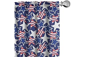 Stars and Stripes Curtains: American Patriotism, Embroidered on Every Thread