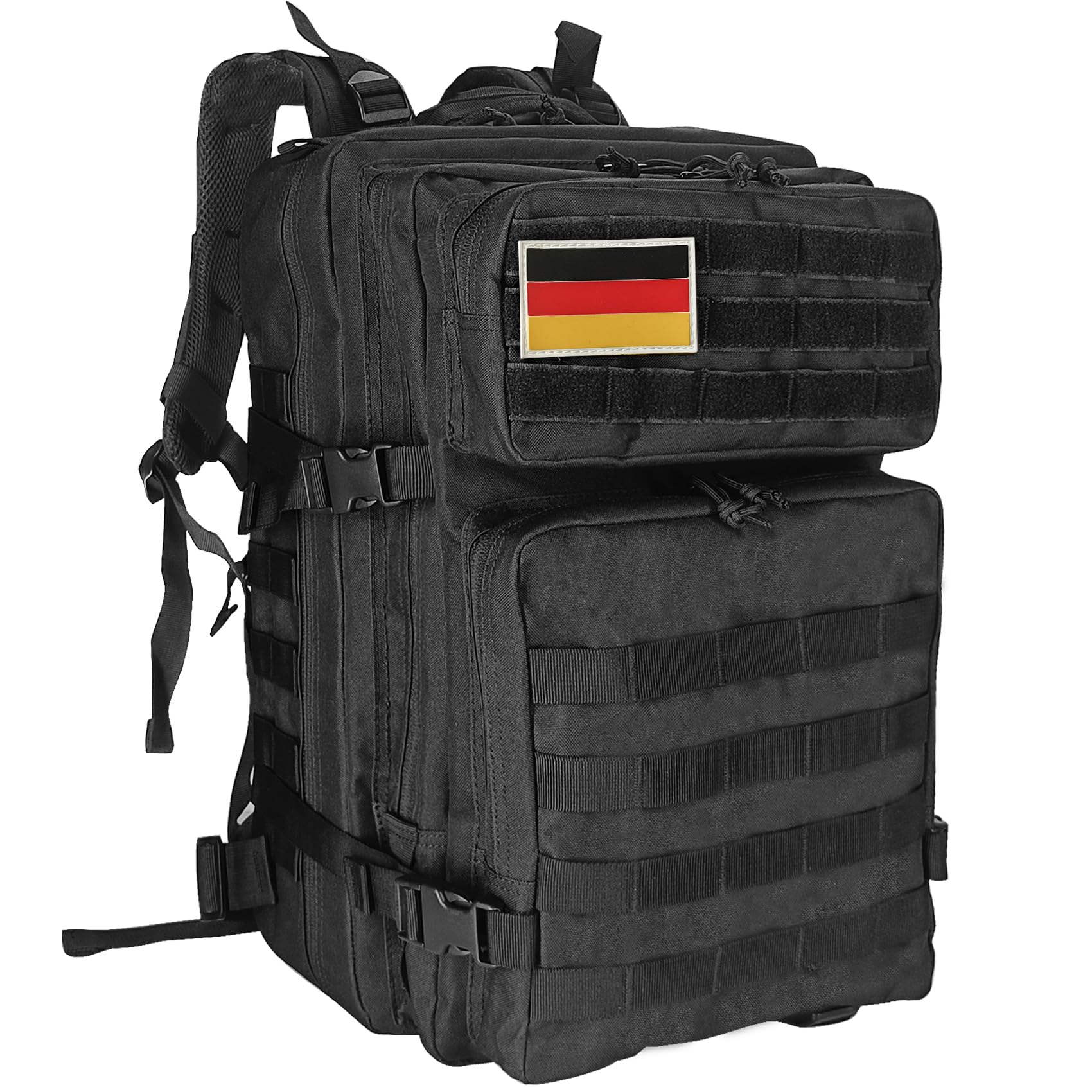 Oreunik Militär Rucksack Herren,45L Wasserdicht Taktischer Bundeswehr Rucksack Molle Rucksäcke Survival Backpack für Wandern im Freien Trekking Camping Wandern Angel Reise Arbeit