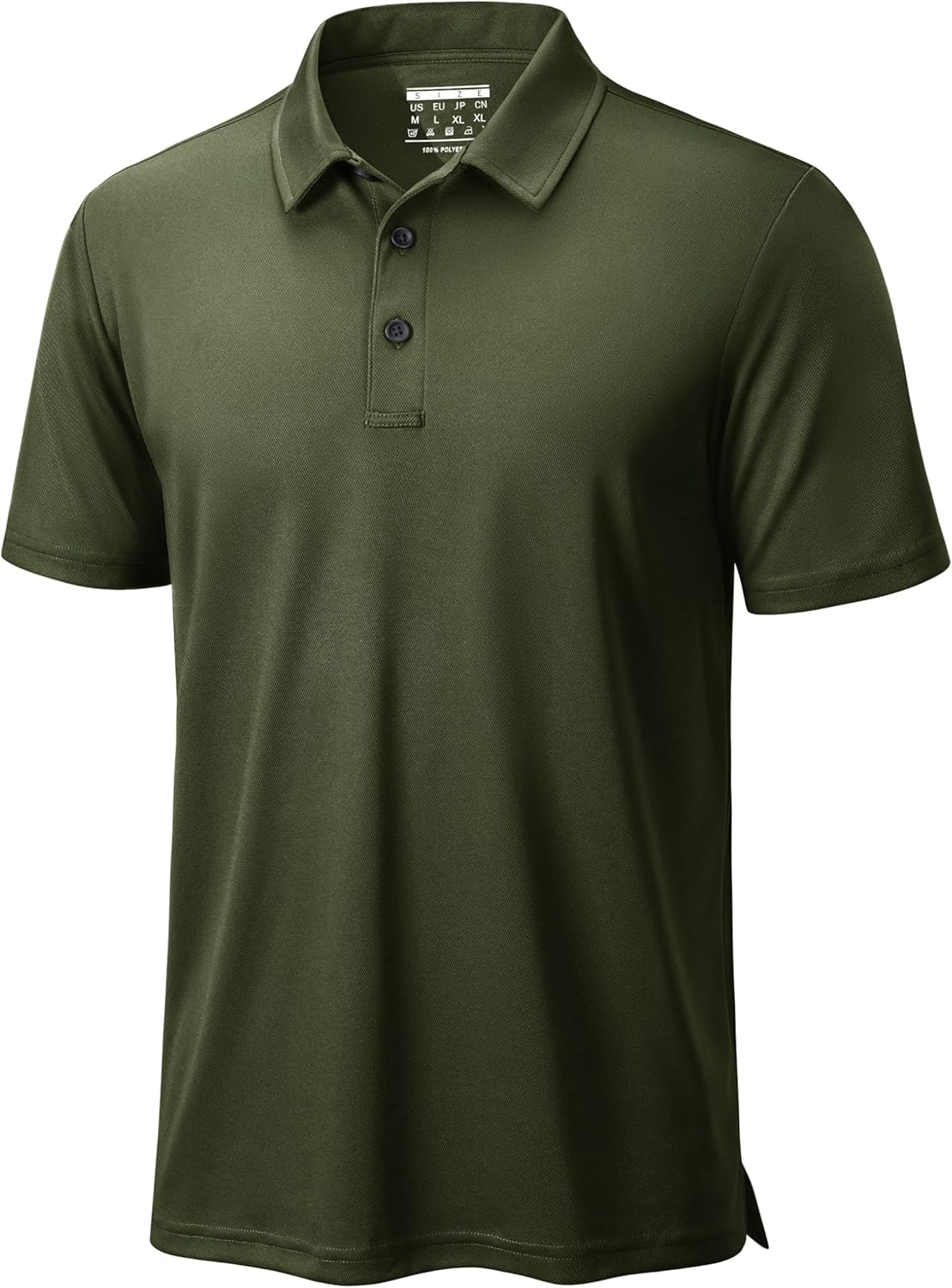 TACVASEN Men's Polo Shirts Short Sleeve Dry Fit Golf Shirt Casual Performance Athletic Tennis Shirts for Men