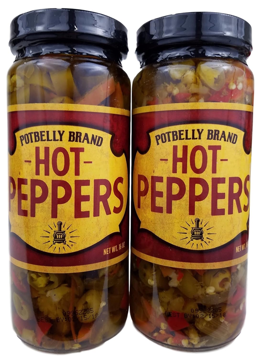 Potbelly Sandwich Shop Brand Hot Peppers 16 Oz (2 Jars
