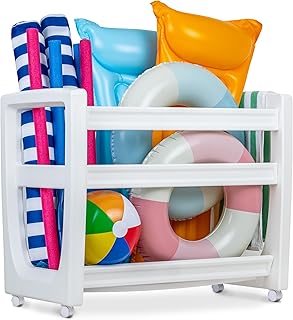 GoSports Coast Modern Pool Organizer for Floats and Toys - Large Waterpr...