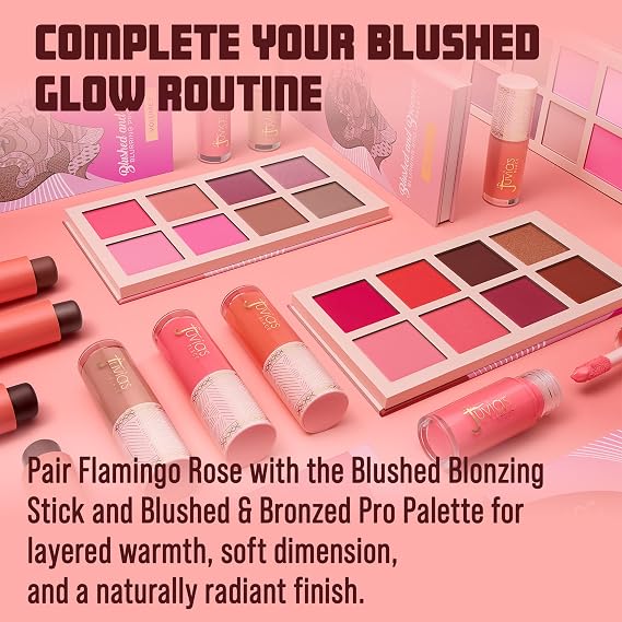 Juvia's Place Blushed Liquid Tint - Peaches N' Cream - Lightweight Liquid Blush, Radiant Dewy Finish, Buildable Formula with Vitamin E, Long-lasting Soft-focus Glow, Hydrating Tint for All Day Wear