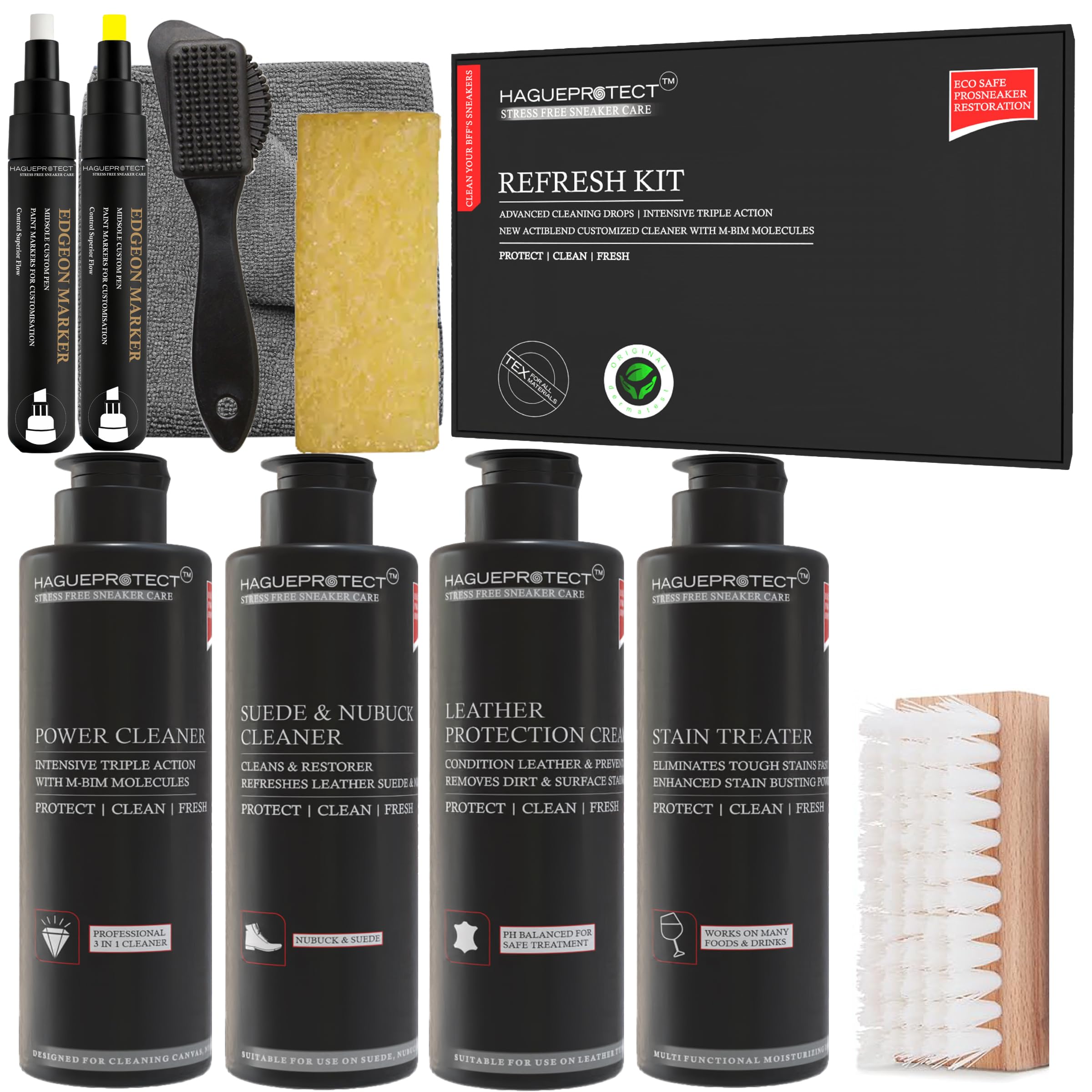 Essential Shoe Cleaning Kit | Sneaker Cleaning kit-Cleaning Solution, Brushes & More| Complete Sneaker Cleaning Kit for Sneaker Enthusiast