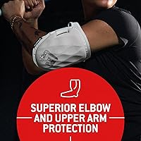 Vista 3 de G-Form Shockwave Fastpitch - Codera de sóftbol - Protector protector lavable para mujeres y niñas - Protector de codo flexible y transpirable