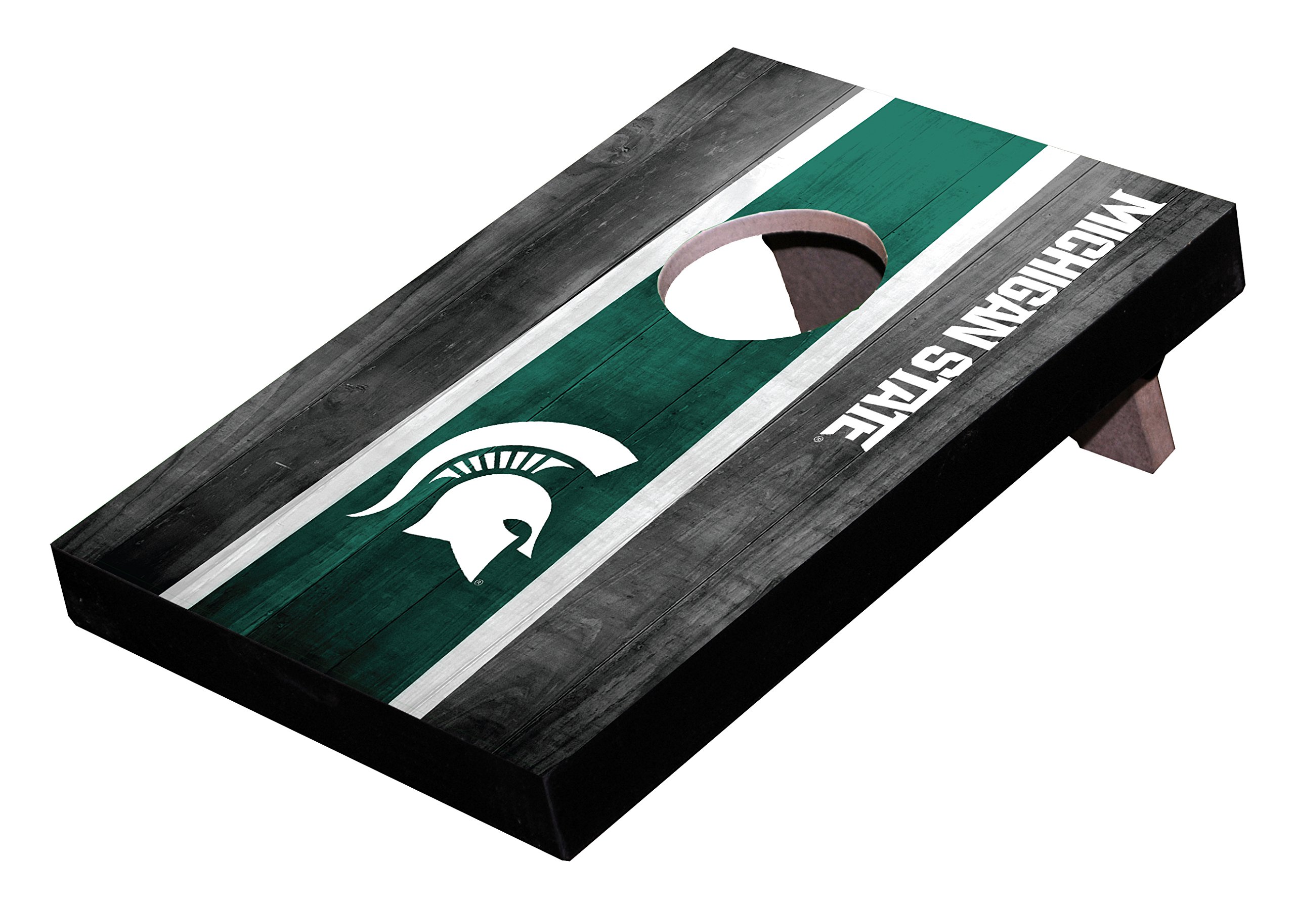 Wild Sports NCAA College Michigan State Spartans Mini Cornhole Game