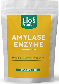 Amylase Enzyme (8oz)|Packed in Canada| 100% Food-Grade Enzyme Formula; Non-GMO| Increase Fermentation; Used for Homebrewing Process in Beer Making| by Elo’s Premium