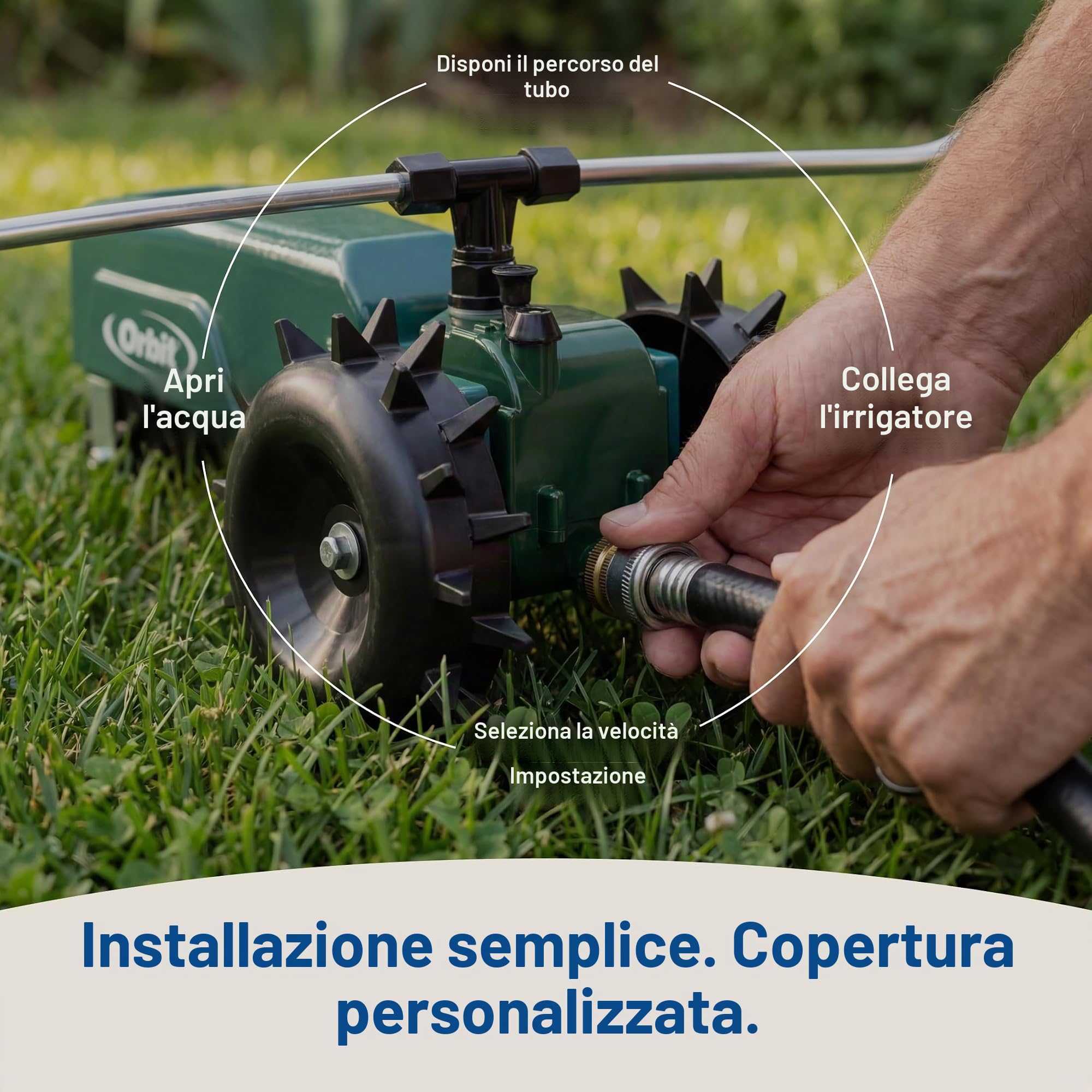 Orbit Traveling Sprinkler 58322