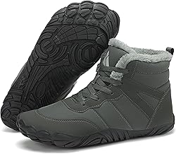 Mishansha Barefoot Women's Winter Shoes Ankle Boots Warm Comfortable Non-Slip Size 36-48EU