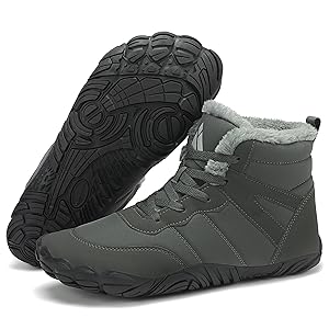 MISHANSHA Barefoot Invierno Hombre Zapatos Descalzos Mujer Antideslizante Calientes Botas Gr.36-48 EU - Oferta en Informática