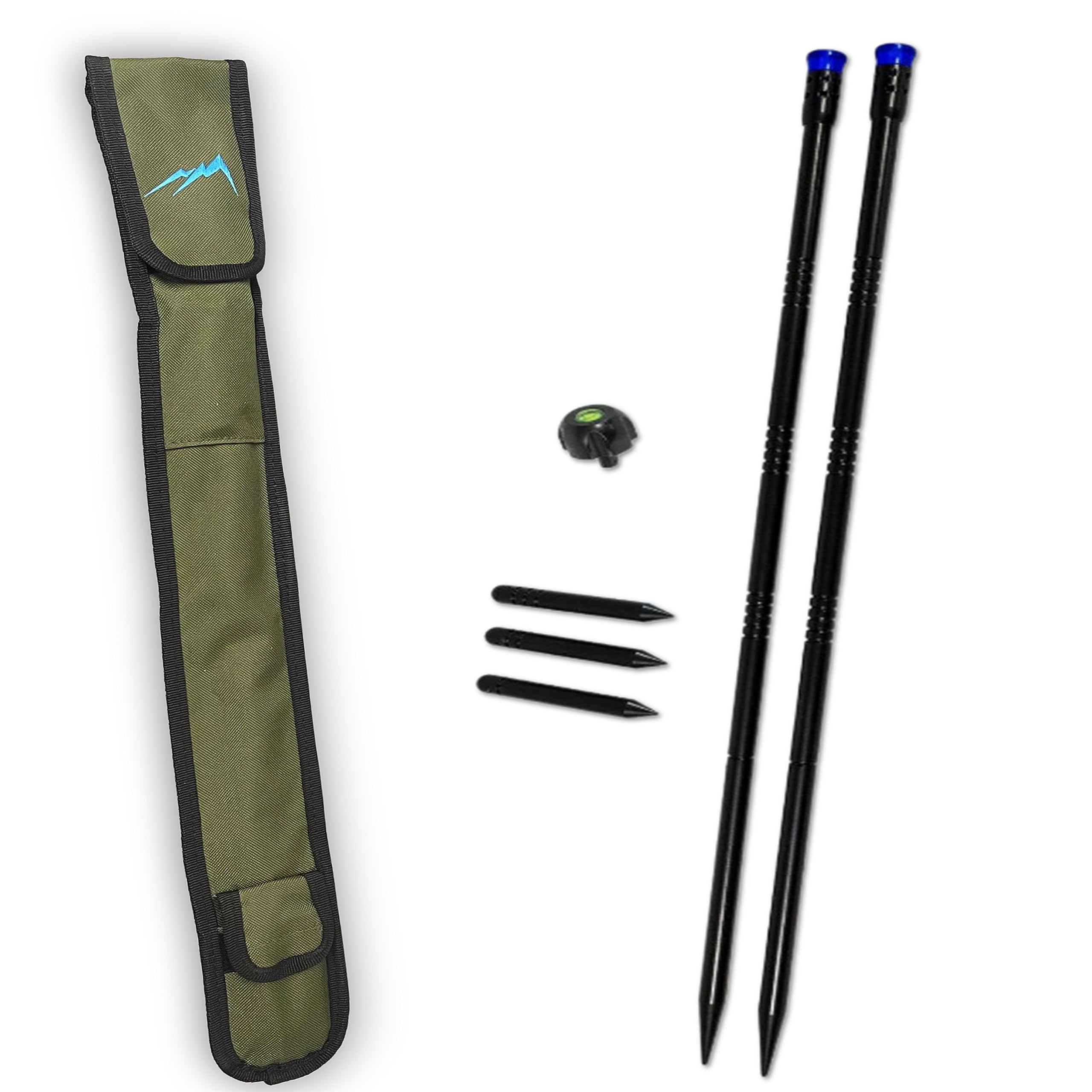 Summit Tackle TB Aluminium Distance Sticks Kit Marker Black Carp Coarse Fishing
