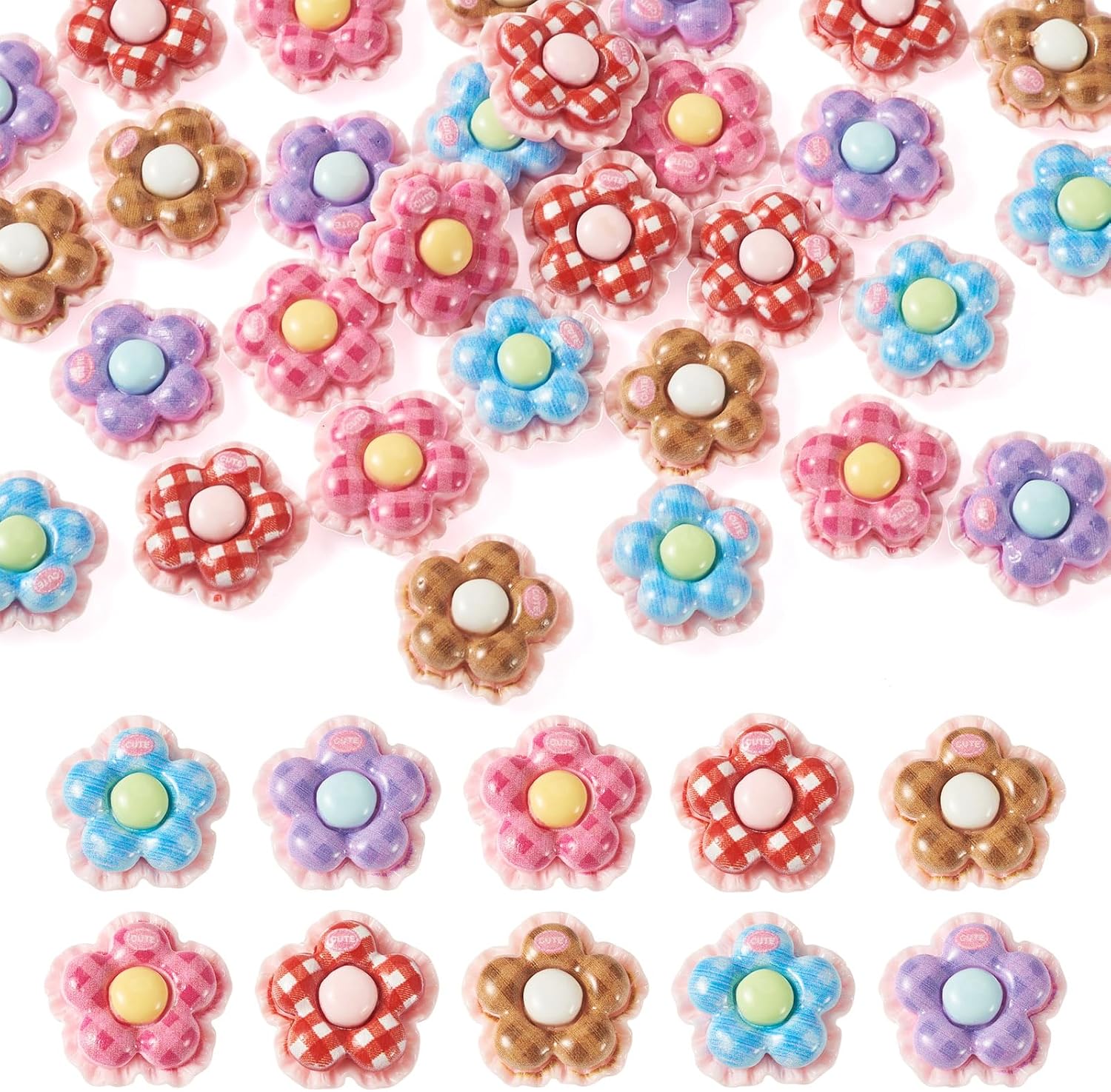 KISSITTY Resin Cabochons Charms Cabochons Embellishments