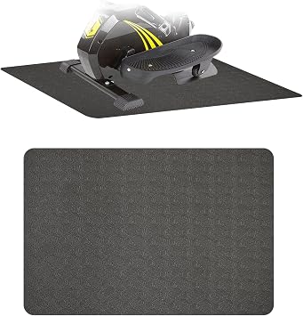 Under Desk Elliptical Mat, Non-Slip Exercise Mat for Foot Pedal Exerciser